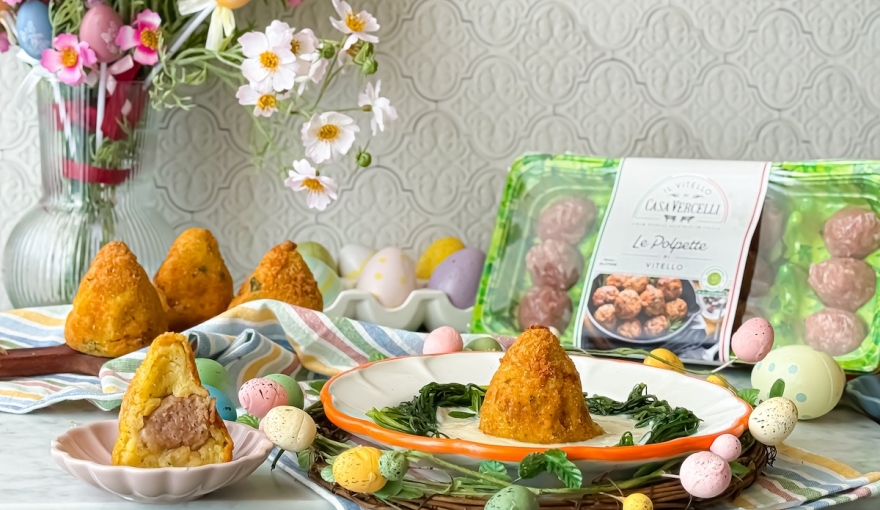 Crocchette di patate con cuore di polpetta e scamorza