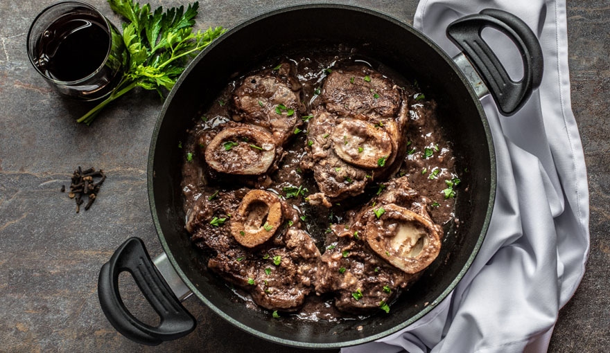 LE RICETTE DI : Boeuf Bourguignon con contorno di patate al