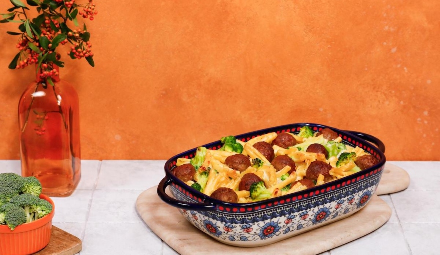 Pasta al forno con polpette