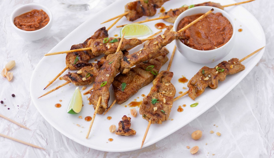 Satay di vitello all’indonesiana