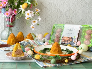 Crocchette di patate con cuore di polpetta e scamorza